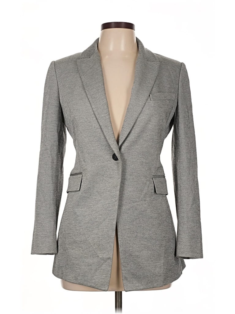 Pre-owned Theory Blazer Jacket In Gray
