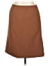 Le Suit 100% Polyester Solid Brown Formal Skirt Size 16 (petite) - photo 2