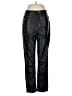 Zara 100% Polyester Black Faux Leather Pants Size 6 - photo 1