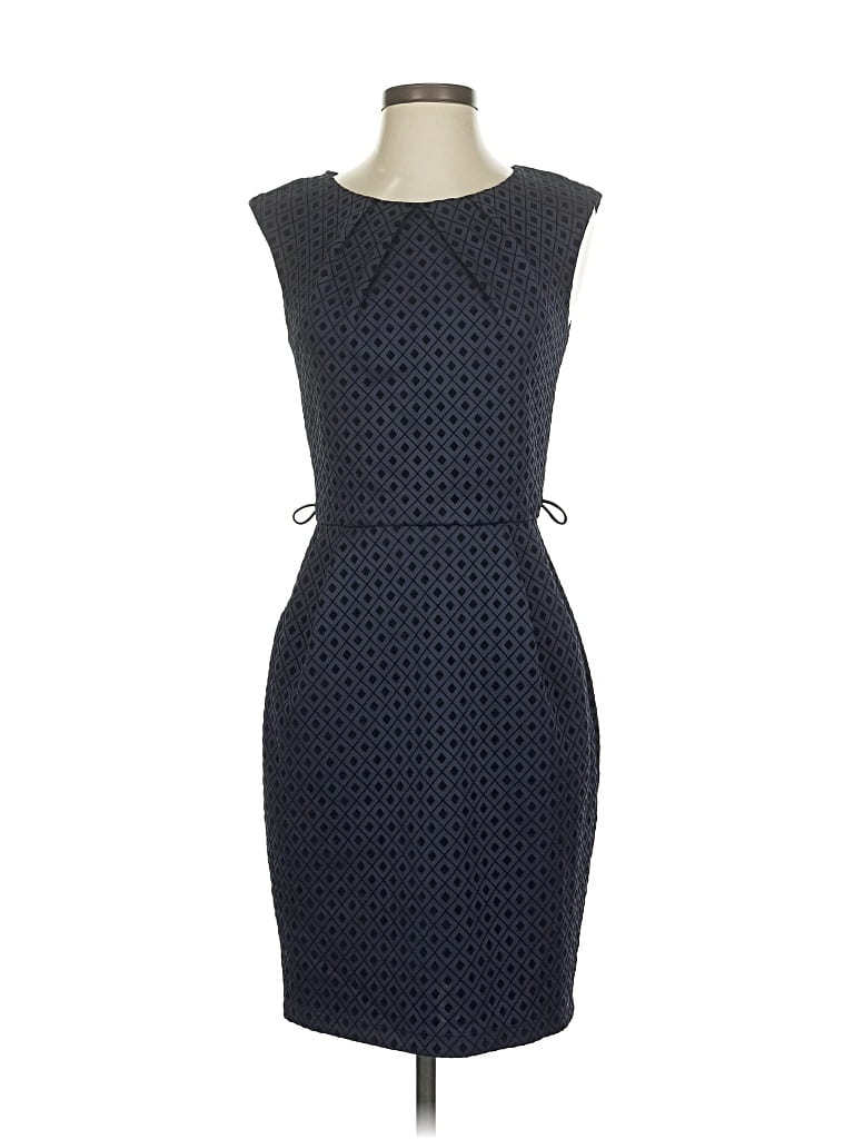 Pre-owned Mystic Sleeveless Top Blue Keyhole Neckline Tops