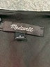 Madewell 100% Polyester Solid Black Cocktail Dress Size 4 - photo 6