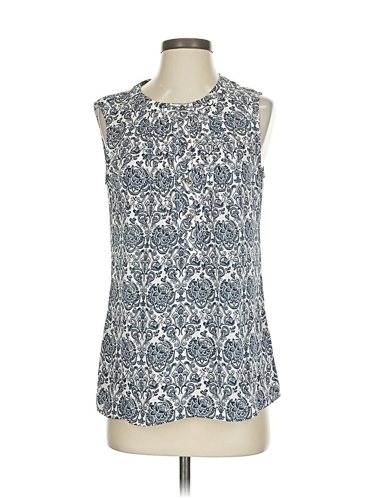 BANANA REPUBLIC Pre-owned Sleeveless Blouse In Blue