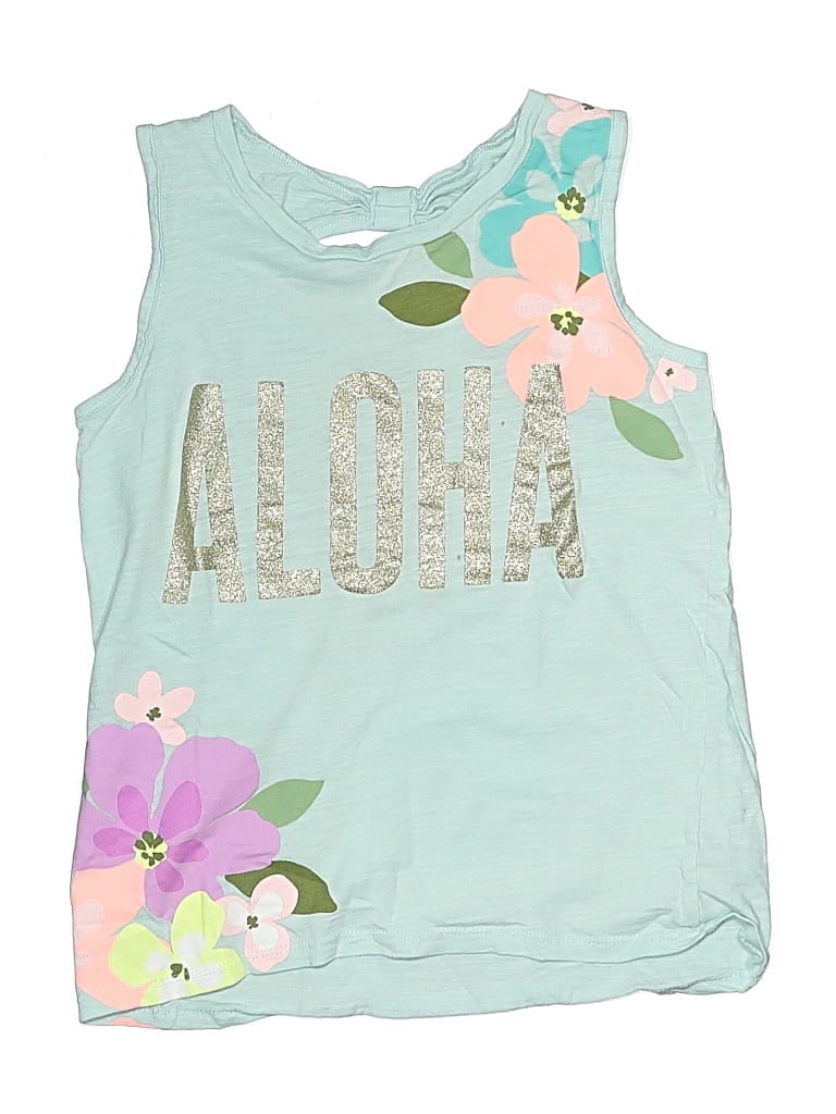 Click to view more detailed imagery on our partner's website Pre-owned Carter's Kids' Sleeveless T-shirt In Green