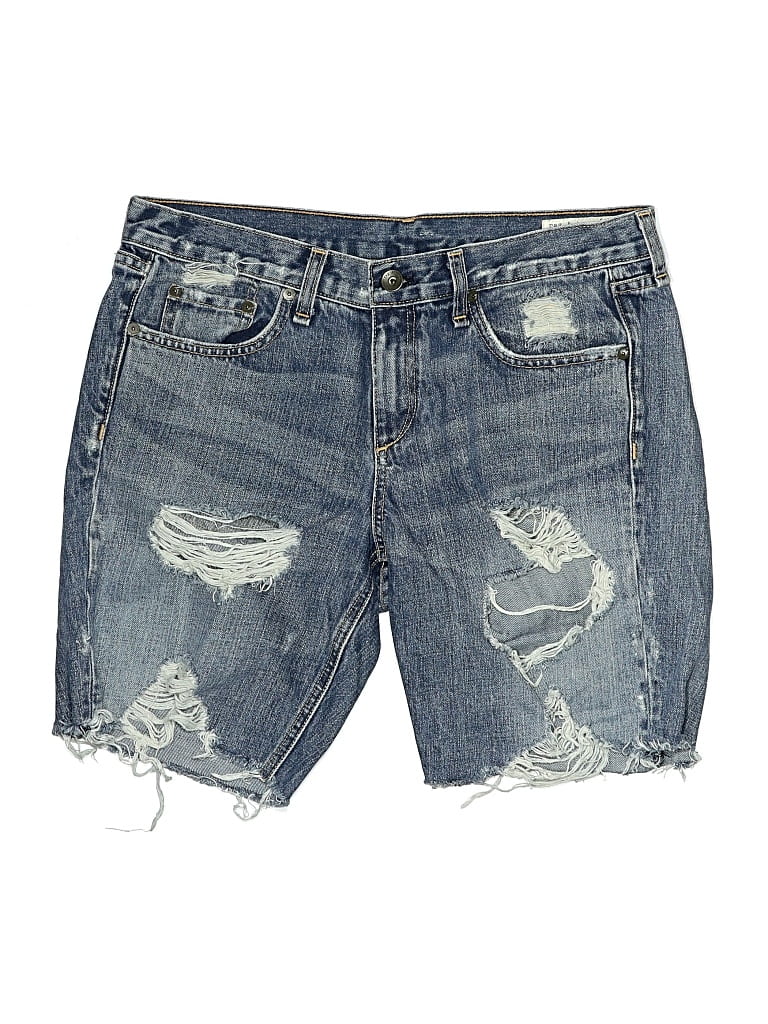 Pre-owned Rag & Bone Denim Shorts In Blue