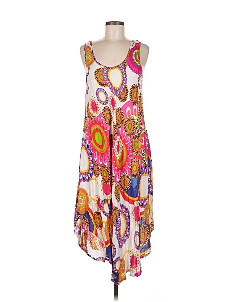 Pre-owned Creation Casual Dress In Pink