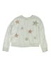 Justice Stars Silver Sweatshirt Size 18 - 20 - photo 1