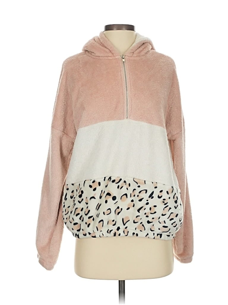 Pre-owned Andthewhy Fleece Jacket In Pink