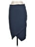 Leith Solid Blue Casual Skirt Size S - photo 1