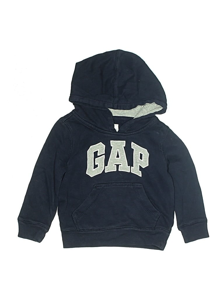 Pre-owned Baby Gap Kids' Pullover Hoodie In Blue