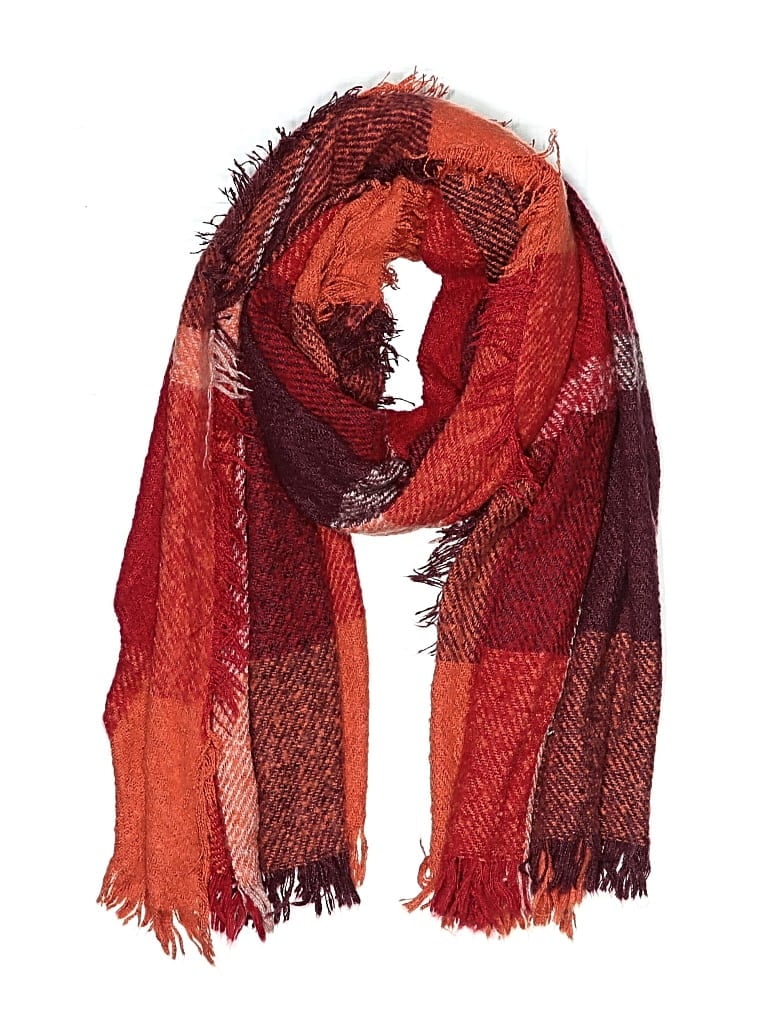 Pre-owned Unbranded Scarf In Orange