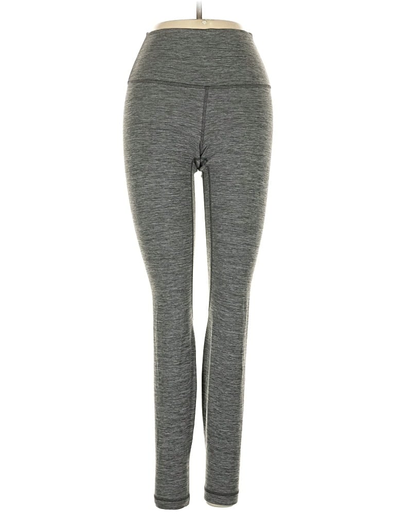 Pre-owned Lululemon Athletica Active Pants In Gray