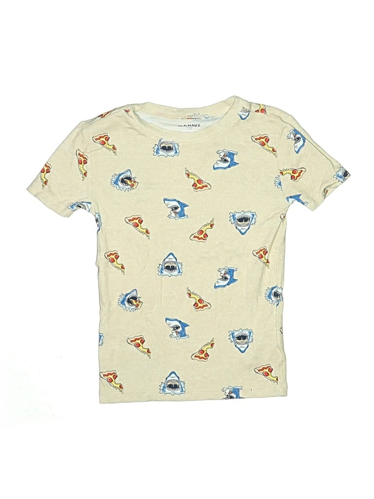 Pre-owned Old Navy Kids' Short Sleeve T-shirt In White