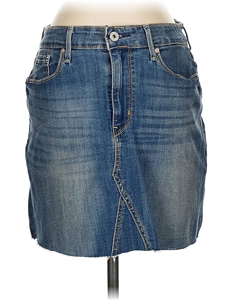 Pre-owned Levi Strauss Signature Denim Skirt In Blue