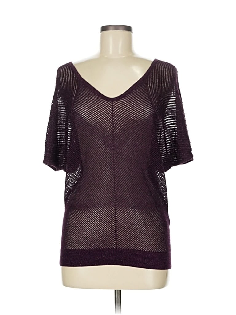 Pre-owned Express Cardigan Sweater In Purple