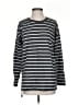 Lou & Grey Stripes Gray Pullover Sweater Size XS - photo 1