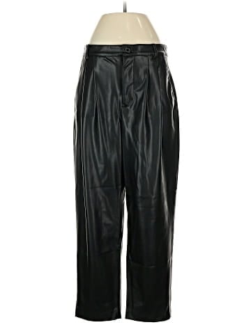 Zara Faux Leather Pants (view 1)
