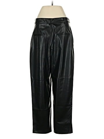 Zara Faux Leather Pants (view 2)
