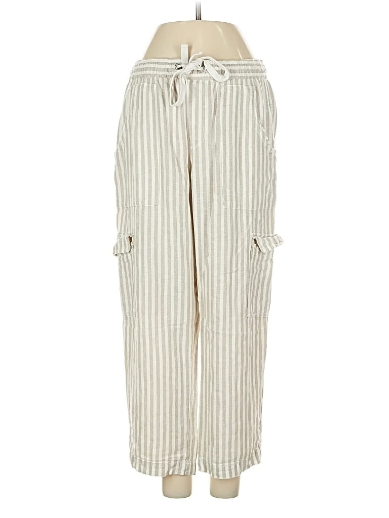 Pre-owned Sanctuary For Anthropologie Linen Pants In White