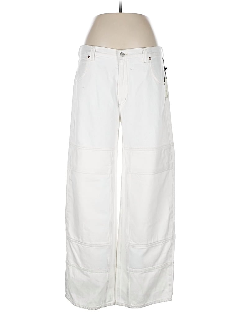 Pre-owned Agolde Jeans In White