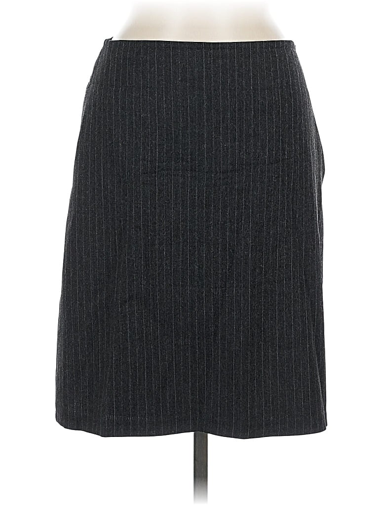 Pre-owned Max Studio Formal Skirt In Gray