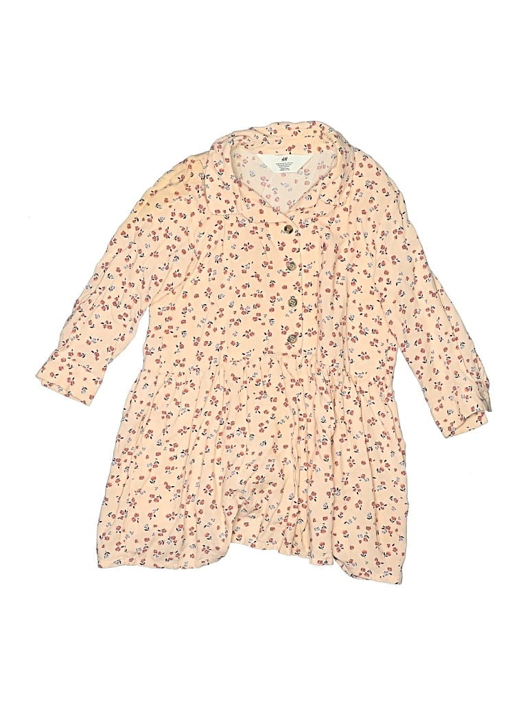 Pre-owned H&m Kids' Dress In Brown