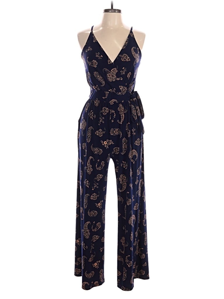 Pre-owned Kaileigh Jumpsuit In Blue