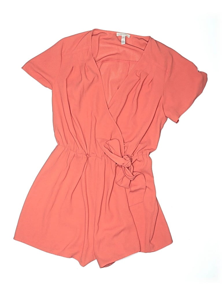 Pre-owned Leith Romper In Orange