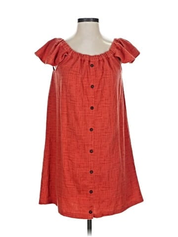 Madewell Texture &amp; Thread Off-the-Shoulder Dress (view 1)