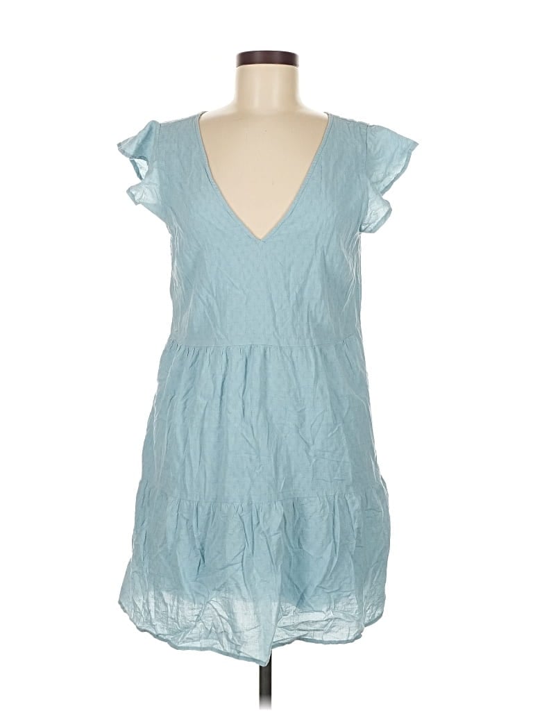 Pre-owned Abercrombie & Fitch Casual Dress In Blue