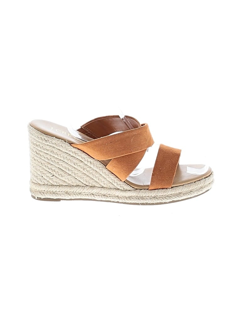 Pre-owned J.crew Factory Store Wedges In Brown