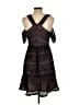 ABS Collection 100% Polyester Black Cocktail Dress Size 8 - photo 2