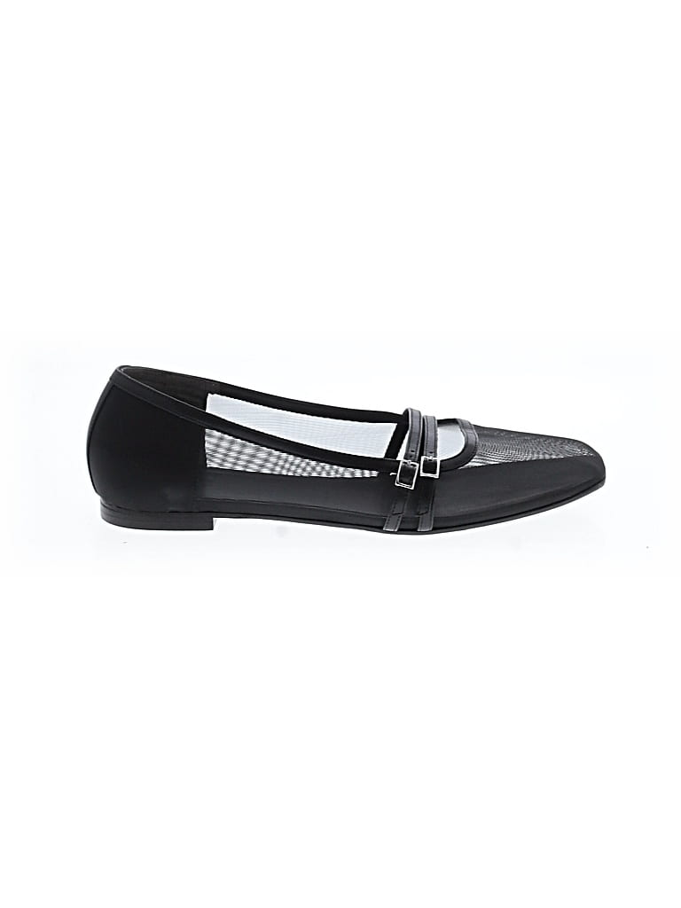 GIA BORGHINI Pre-owned Flats In Black