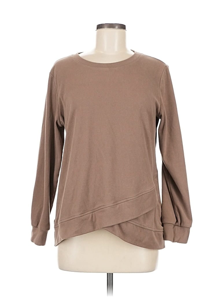 Pre-owned Unbranded Sweatshirt In Brown