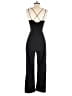 AQ/AQ 100% Polyester Solid Black Jumpsuit Size 4 - photo 2
