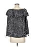 MICHAEL Michael Kors Black 3/4 Sleeve Blouse Size M - photo 2