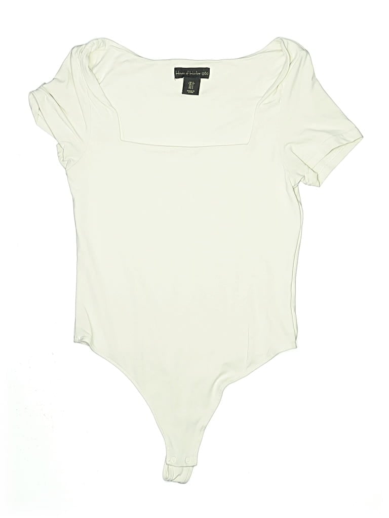 Pre-owned House Of Harlow 1960 Bodysuit In White