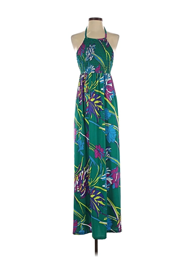 Pre-owned Moda International Casual Dress In Green