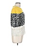 No. 21 100% Cotton Color Block Yellow Pullover Sweater Size L (estimated) - photo 4