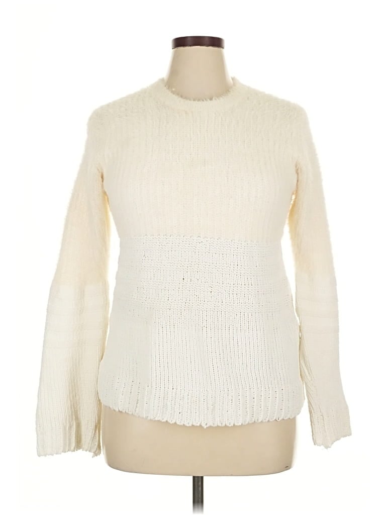 Pre-owned Vero Moda Pullover Sweater In White