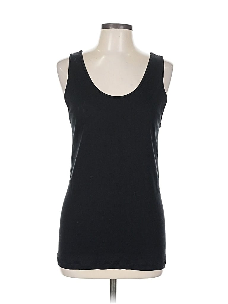 Pre-owned Assorted Brands Tank Top Black Scoop Neck Tops
