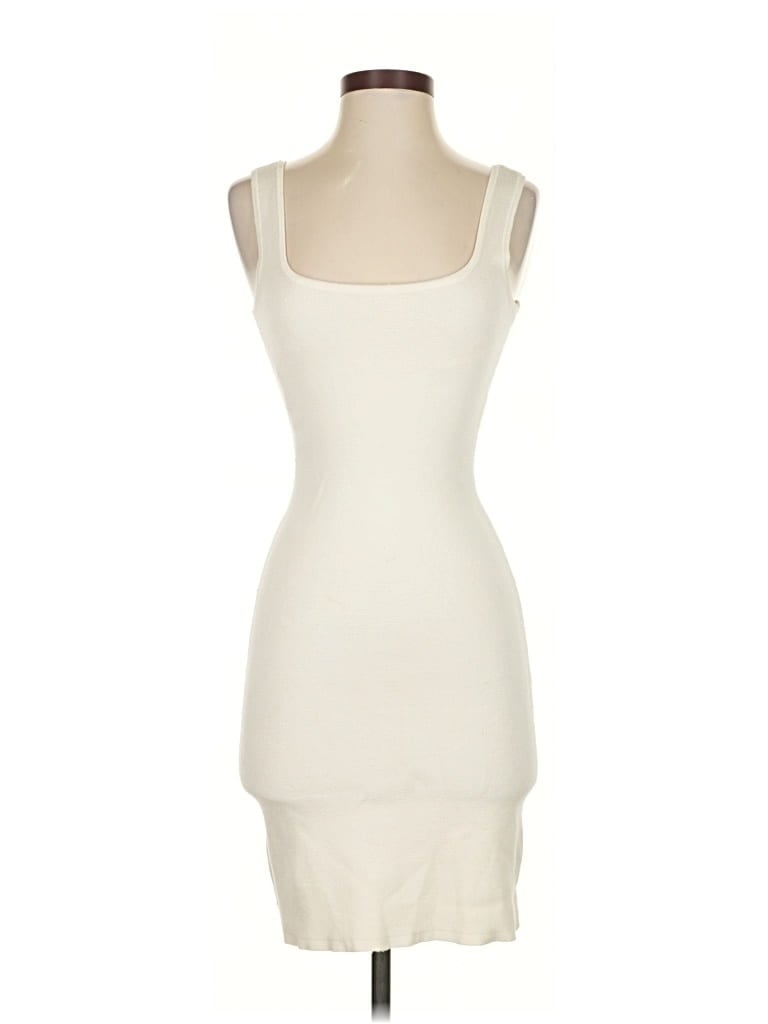 Pre-owned Abercrombie & Fitch Cocktail Dress In White