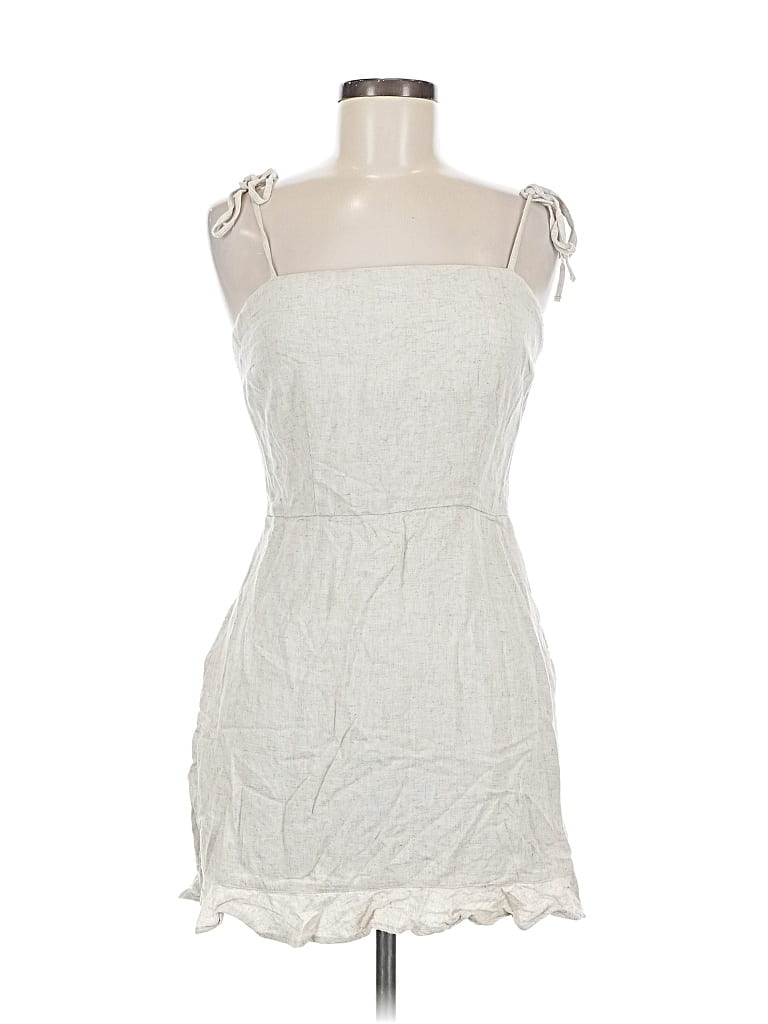 Pre-owned Abercrombie & Fitch Cocktail Dress In White