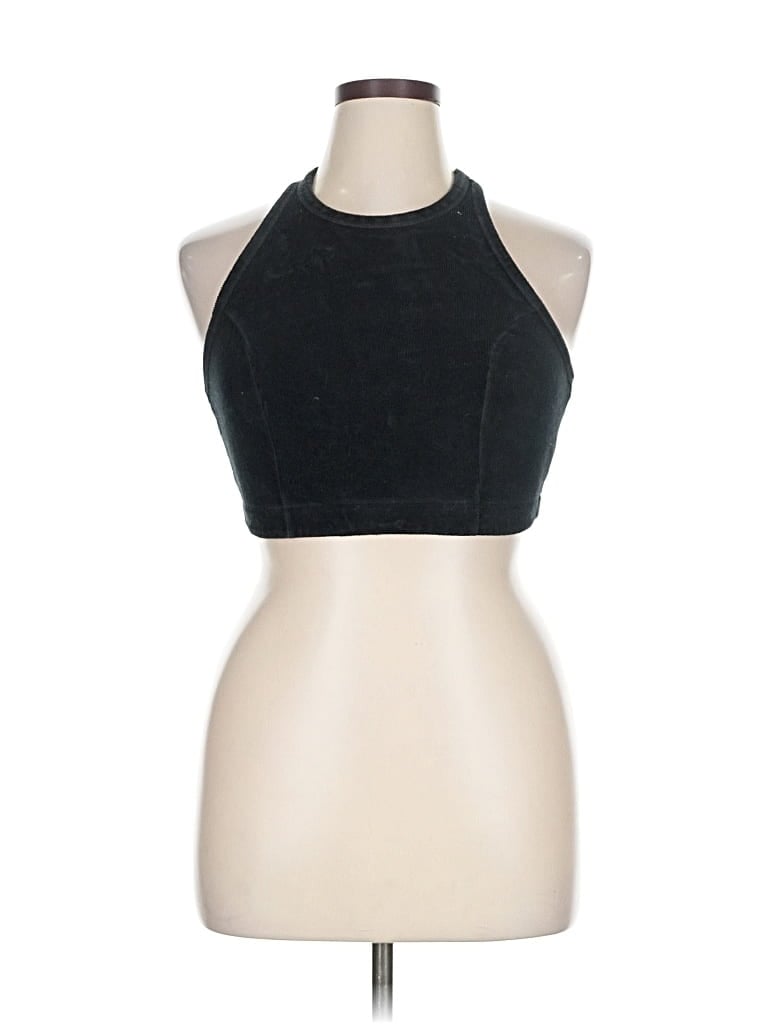 Pre-owned Aerie Sports Bra In Black