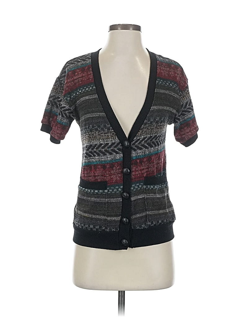 Pre-owned H.i.p. Happening In The Present Cardigan Sweater In Gray