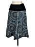Assorted Brands Paisley Blue Black Casual Skirt Size S - photo 2