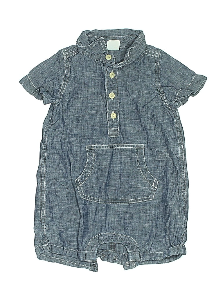 Pre-owned Baby Gap Babies' Dress In Blue
