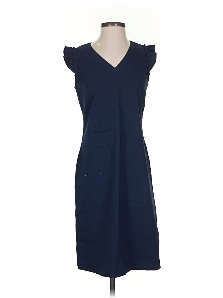 Pre-owned J. Mclaughlin Casual Dress In Blue