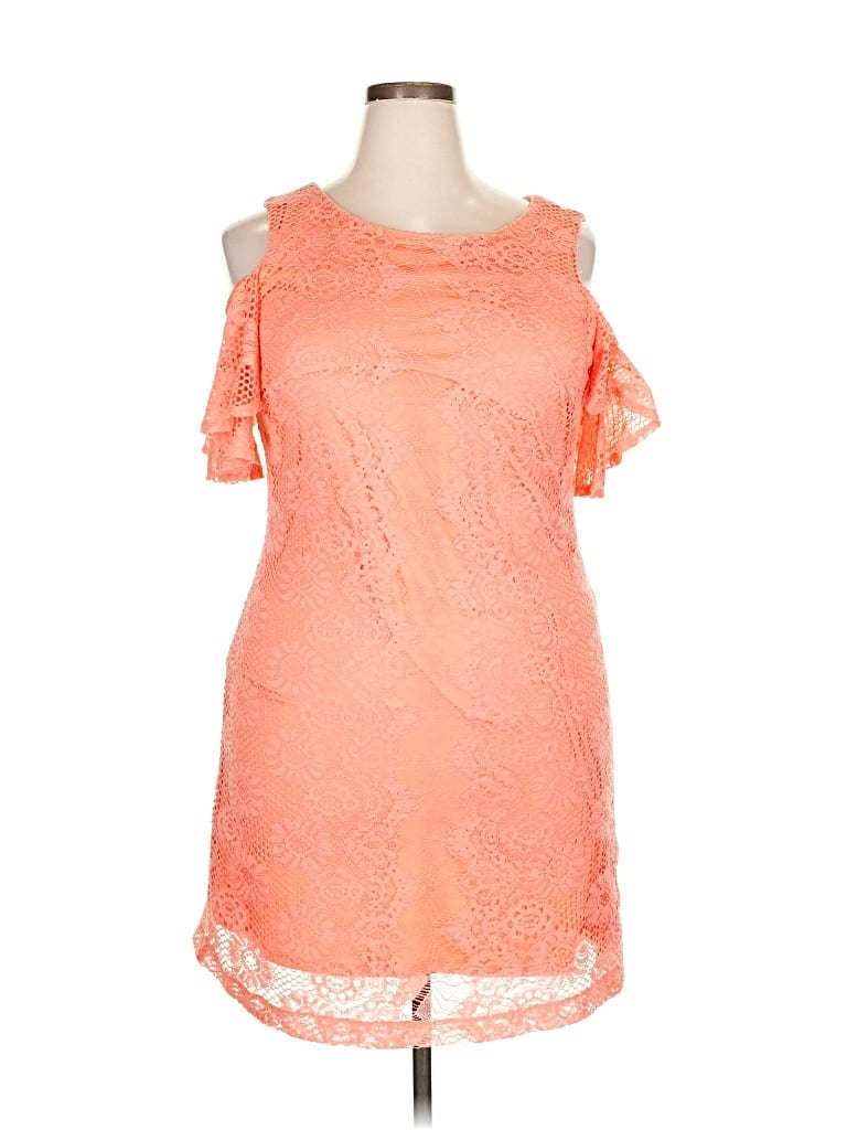 STUDIO ONE Pre-owned Cocktail Dress In Orange