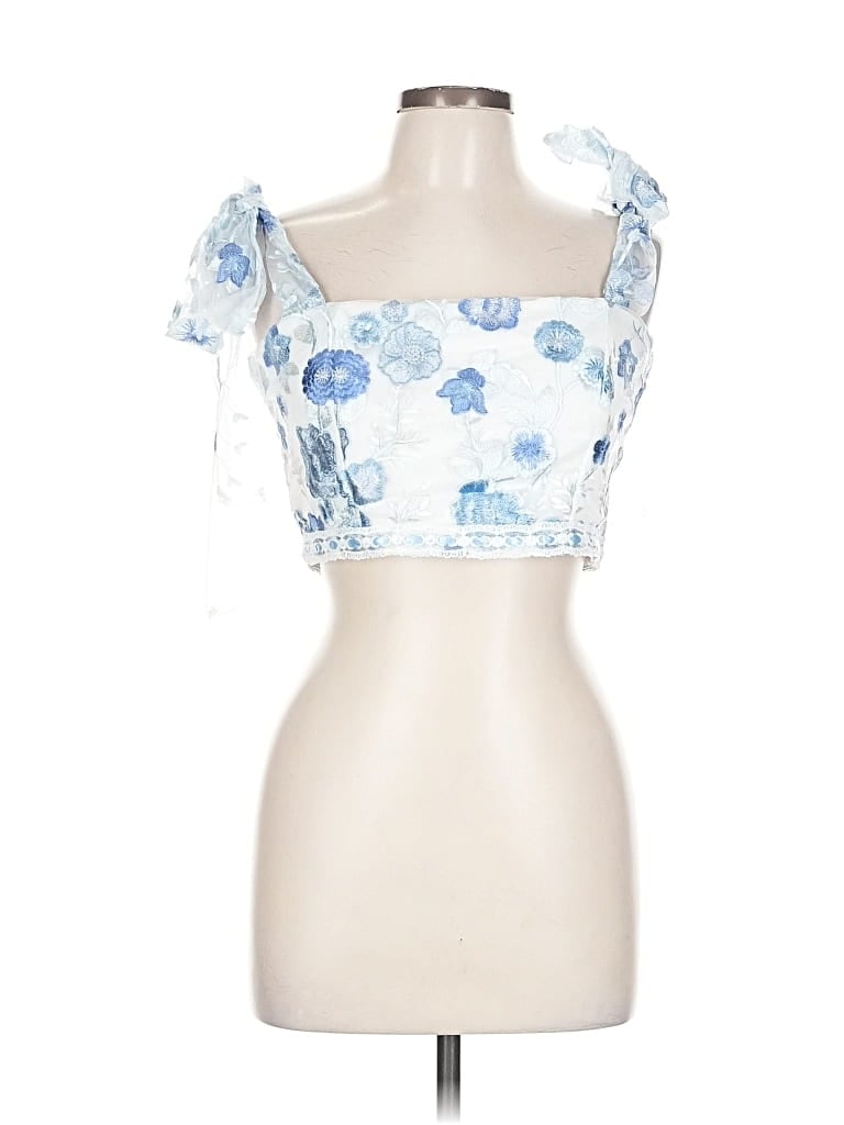 ALTAR'D STATE Pre-owned Sleeveless Blouse In Blue