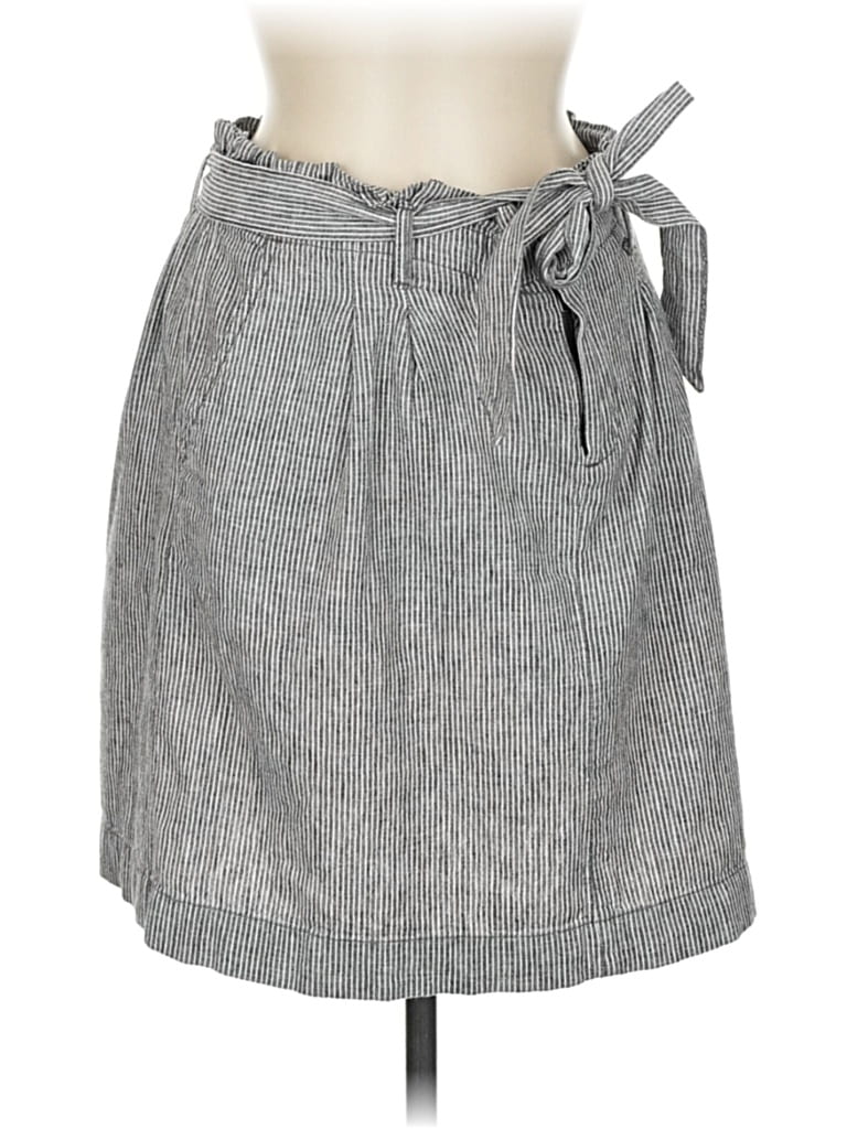 Pre-owned Ann Taylor Loft Casual Skirt In Gray